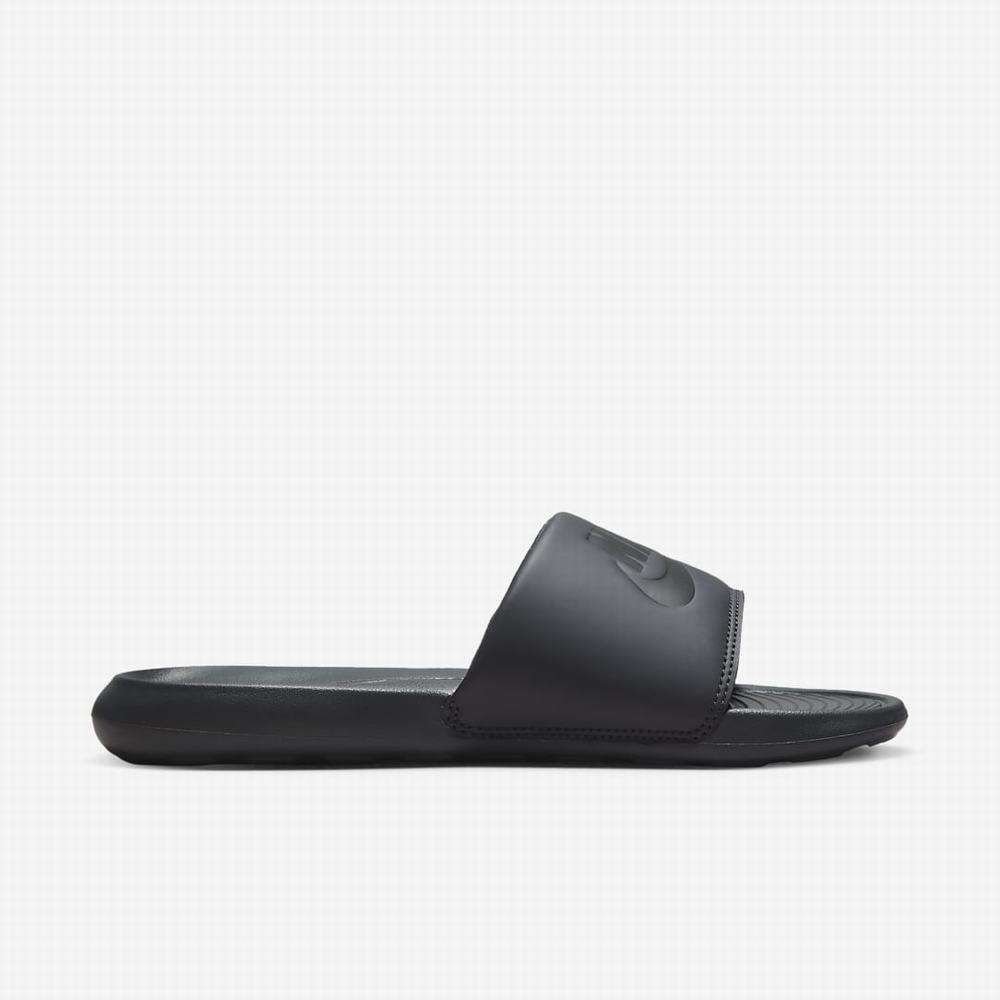 Nike Victori One Férfi Papucs Sötétszürke Fekete | NI7846-G60