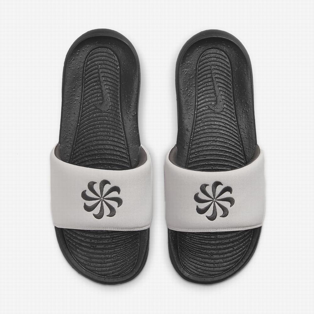Nike Victori One Next Nature Férfi Papucs Világos Szürke Fekete | NI1307-T27