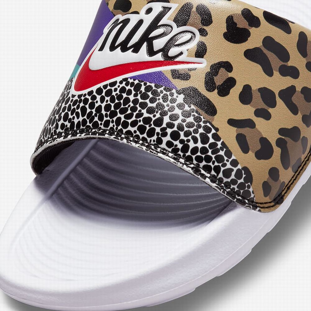 Nike Victori One Női Papucs Fehér Fekete | NI8562-V42