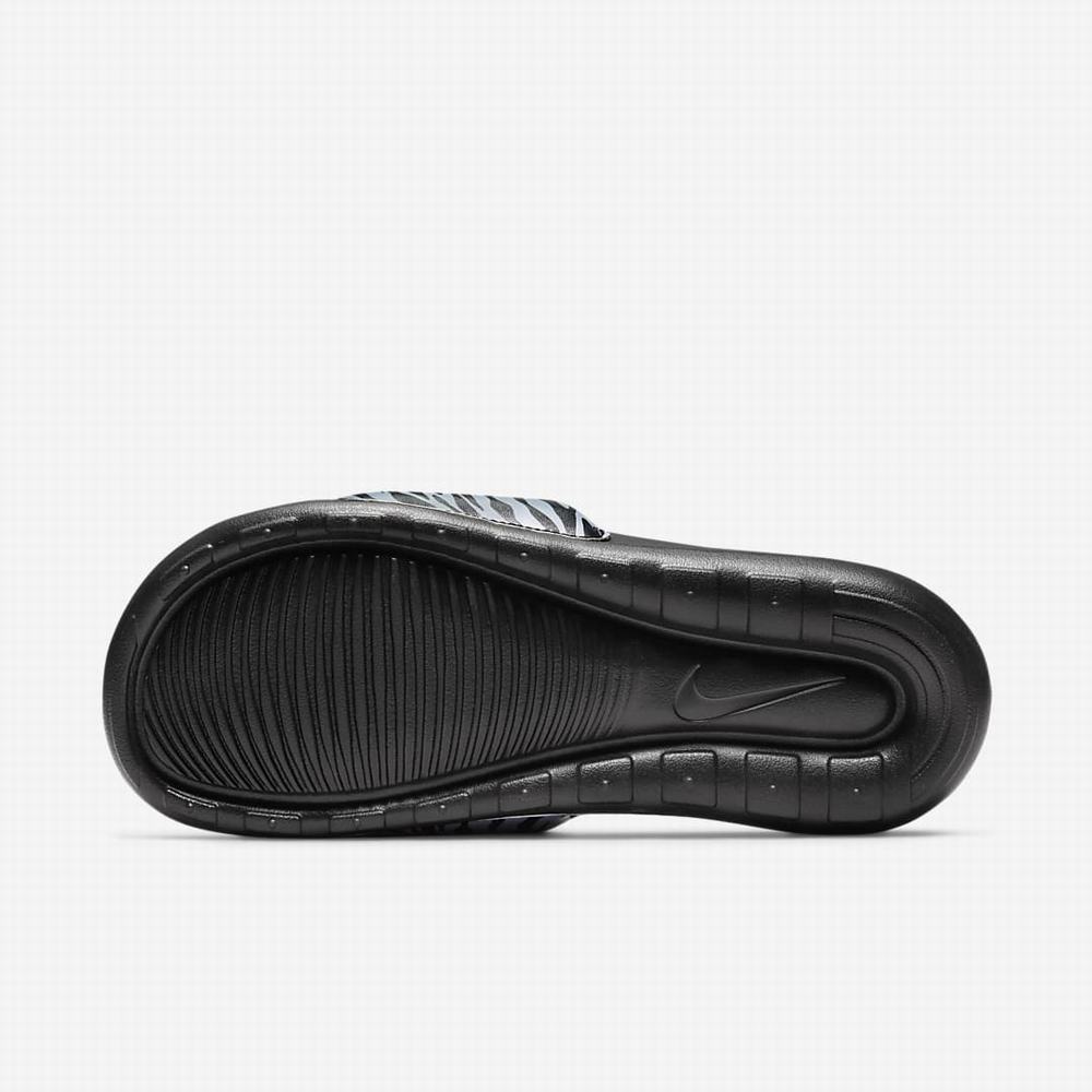 Nike Victori One Női Papucs Fekete Metal Titán Fekete | NI4603-B20