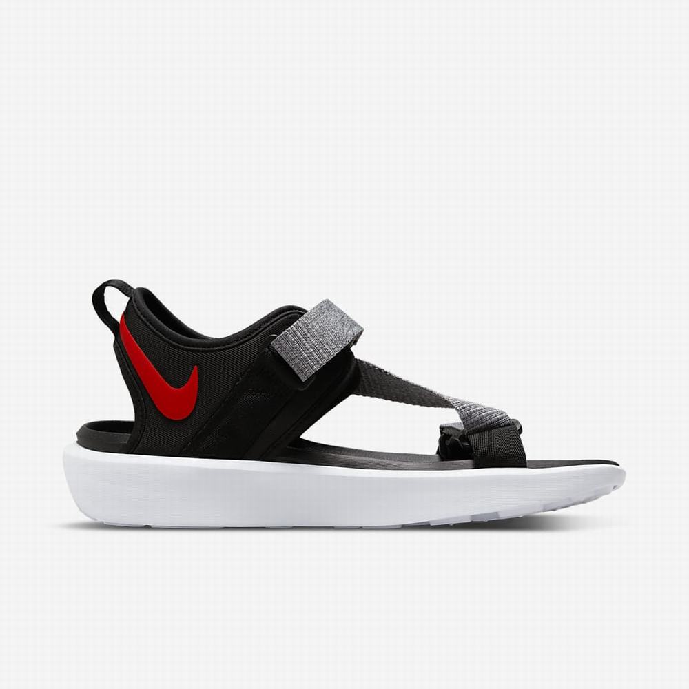 Nike Vista Férfi Szandál Fekete Fehér Szürke Piros | NI8972-C59