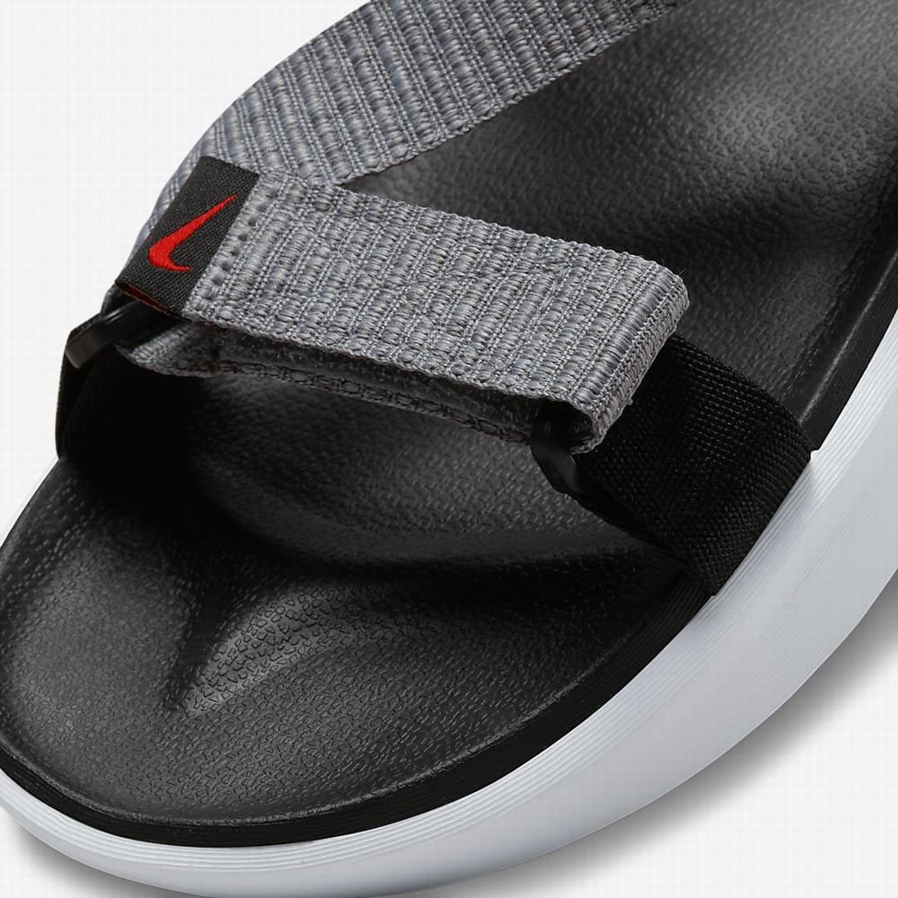 Nike Vista Férfi Szandál Fekete Fehér Szürke Piros | NI8972-C59