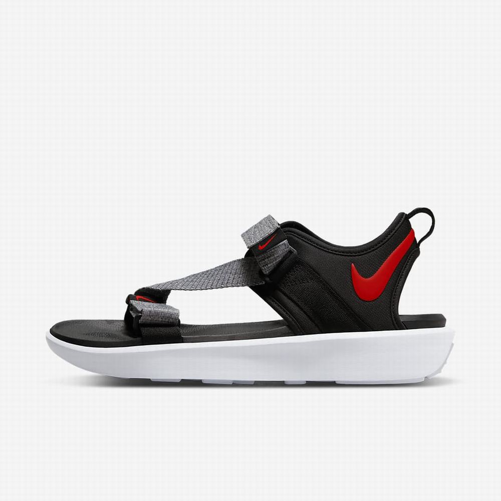 Nike Vista Férfi Szandál Fekete Fehér Szürke Piros | NI8972-C59