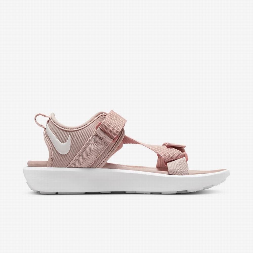 Nike Vista Női Szandál Rózsaszín Rózsaszín Fehér | NI0437-L17
