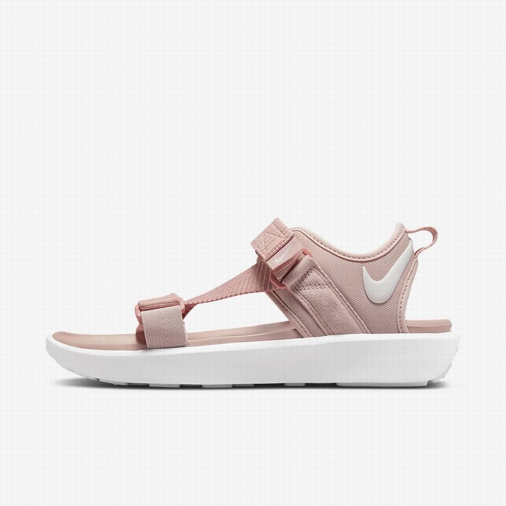Nike Vista Női Szandál Rózsaszín Rózsaszín Fehér | NI0437-L17