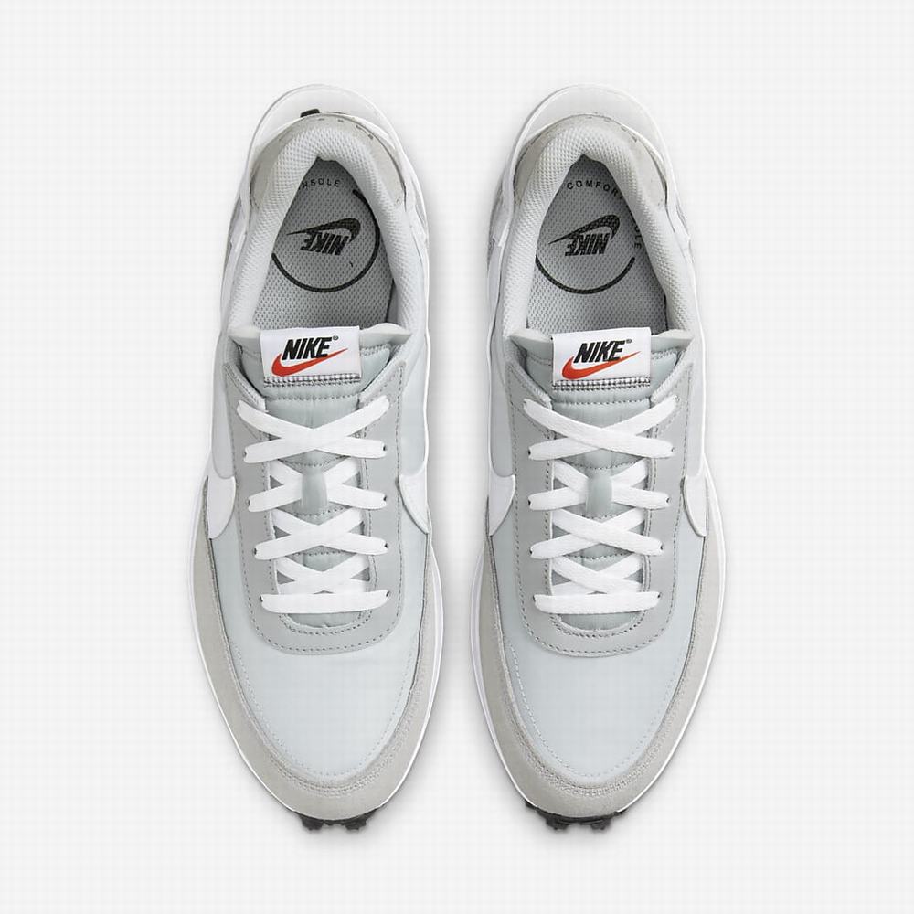 Nike Waffle Debut Férfi Utcai Cipő Szürke Világos Szürke Fehér | NI7104-N01