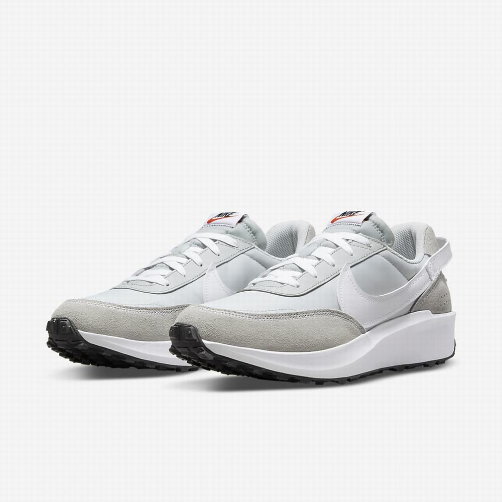 Nike Waffle Debut Férfi Utcai Cipő Szürke Világos Szürke Fehér | NI7104-N01