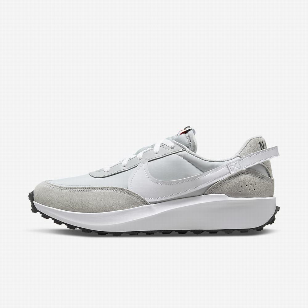 Nike Waffle Debut Férfi Utcai Cipő Szürke Világos Szürke Fehér | NI7104-N01