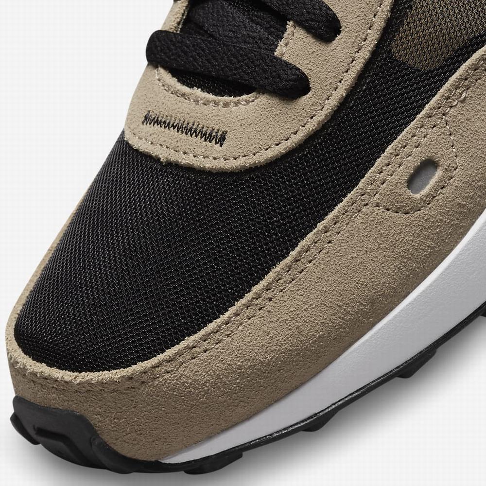 Nike Waffle One Férfi Utcai Cipő Fekete Khaki Fekete Fehér | NI7503-Q90