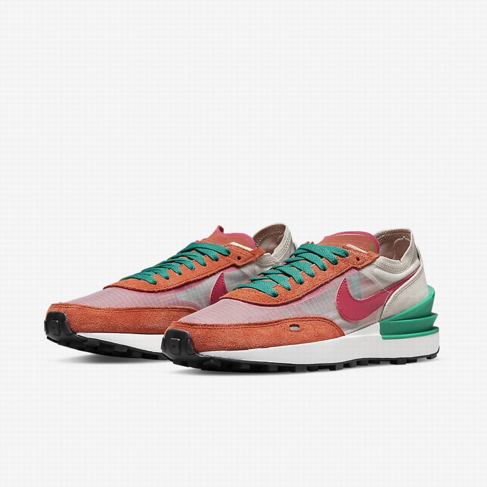 Nike Waffle One Női Utcai Cipő Narancssárga Világos Barna | NI7105-N45