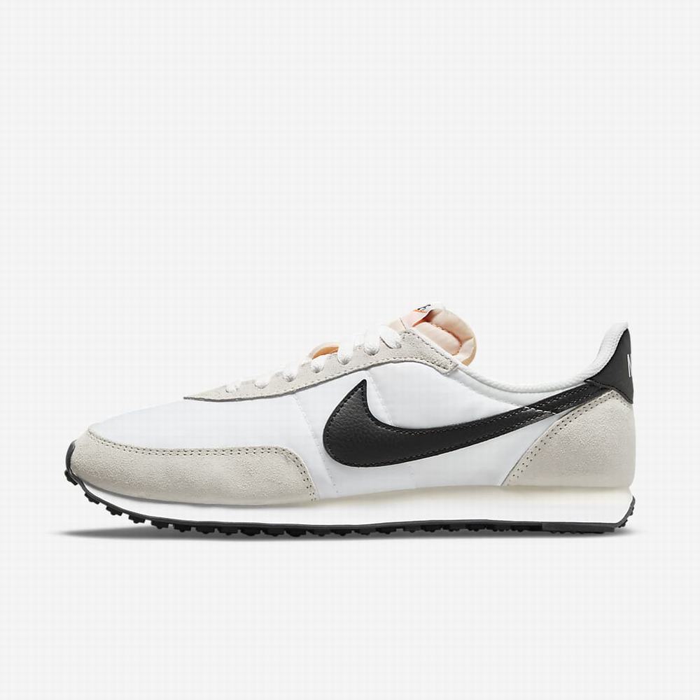 Nike Waffle Trainer 2 Férfi Utcai Cipő Fehér Fekete | NI0826-M92