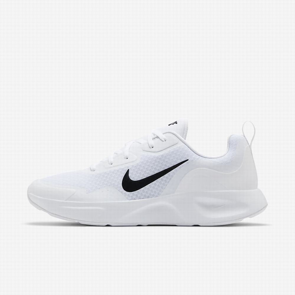 Nike Wearallday Férfi Utcai Cipő Fehér Fekete | NI3082-Y81