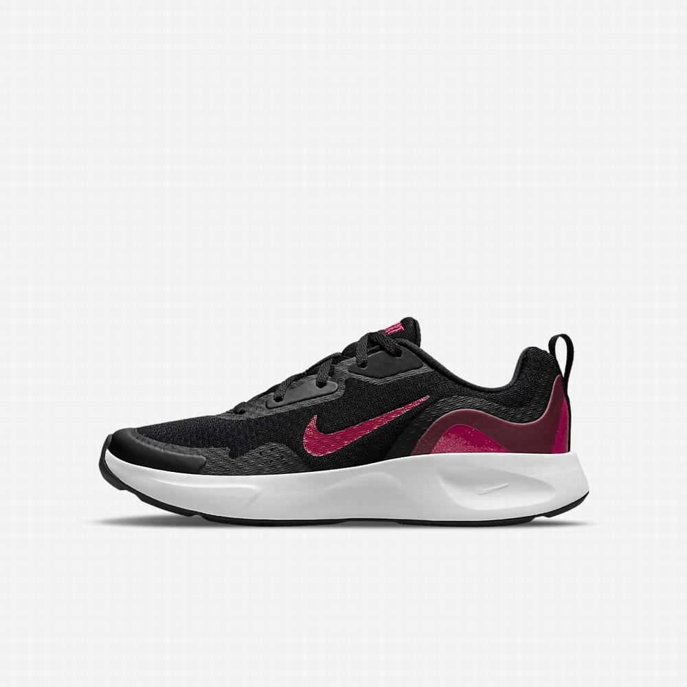 Nike Wearallday Gyerek Utcai Cipő Fekete | NI8195-C91