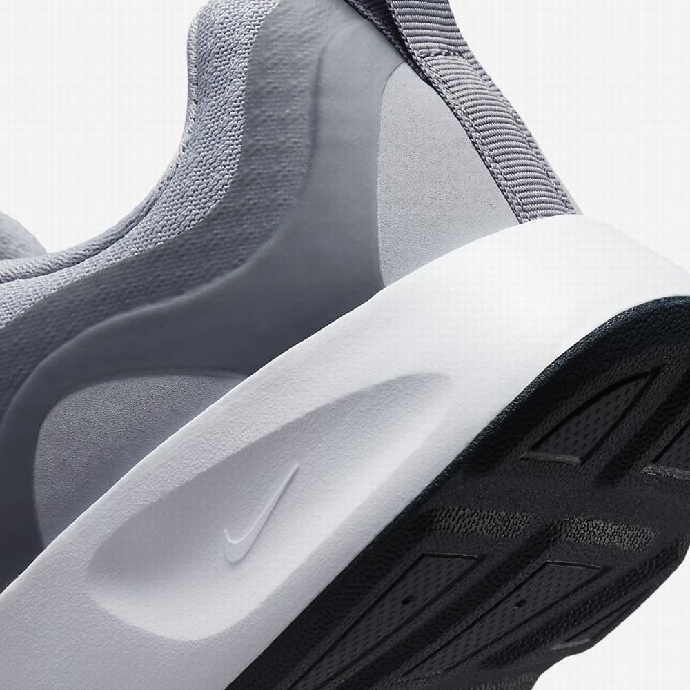 Nike Wearallday Gyerek Utcai Cipő Szürke Sötétkék Fehér Kék | NI6028-V85