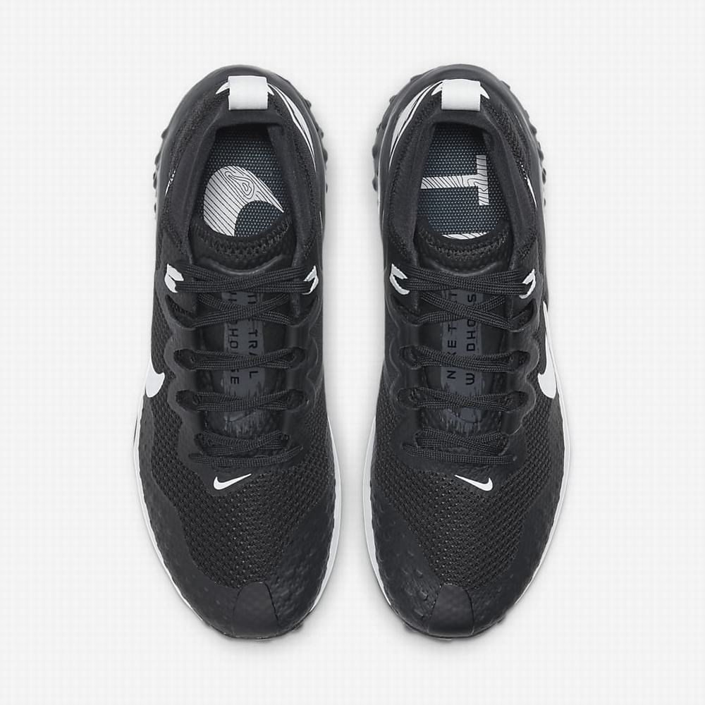 Nike Wildhorse 7 Férfi Futócipő Fekete Sötétszürke Platina | NI4915-S79