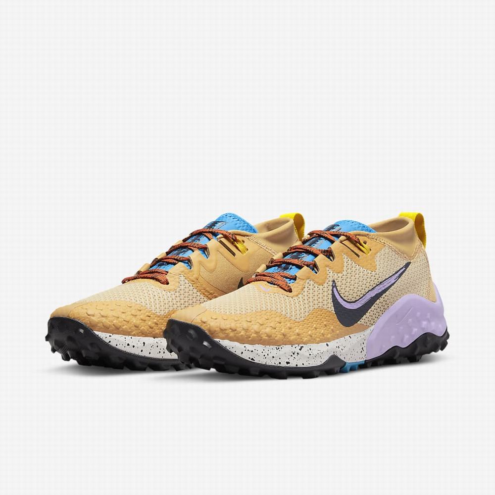 Nike Wildhorse 7 Női Futócipő Barna Narancssárga Kék | NI5413-F04