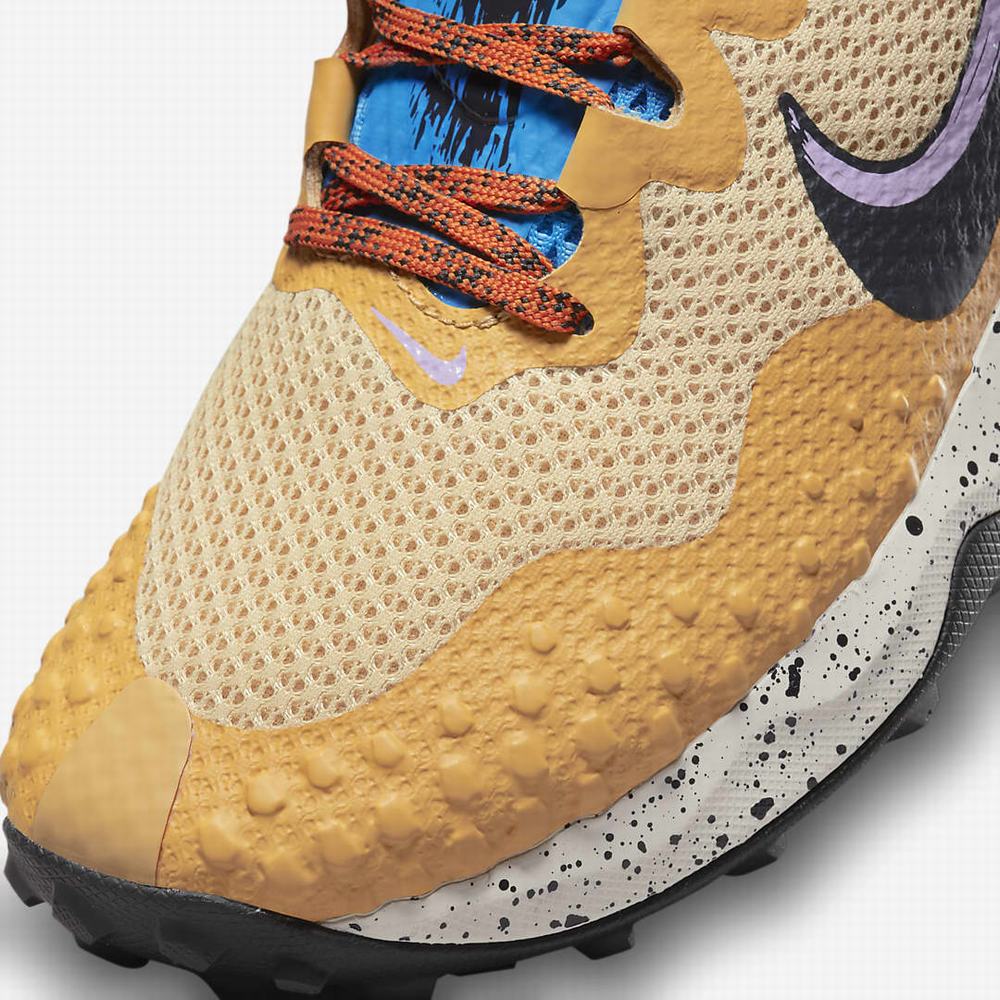Nike Wildhorse 7 Női Futócipő Barna Narancssárga Kék | NI5413-F04