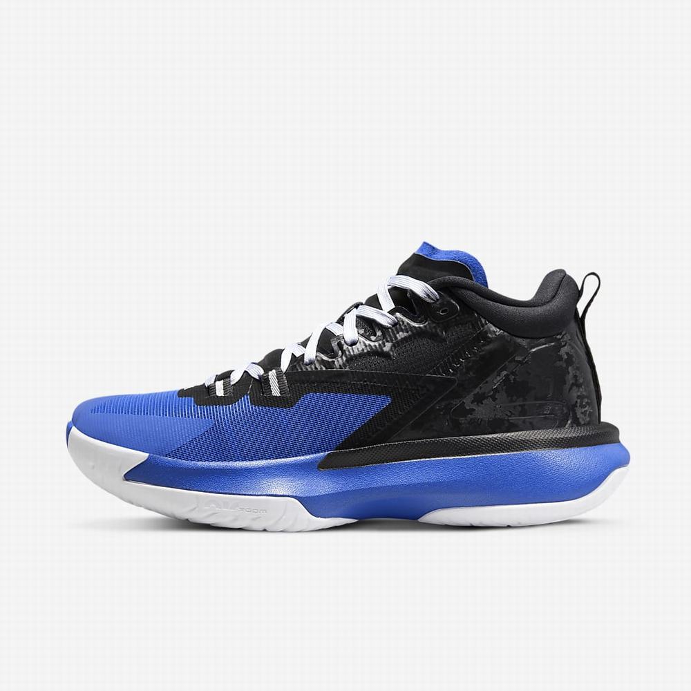 Nike Zion 1 Férfi Jordan Cipő Fekete Királykék Fehér | NI1876-K73