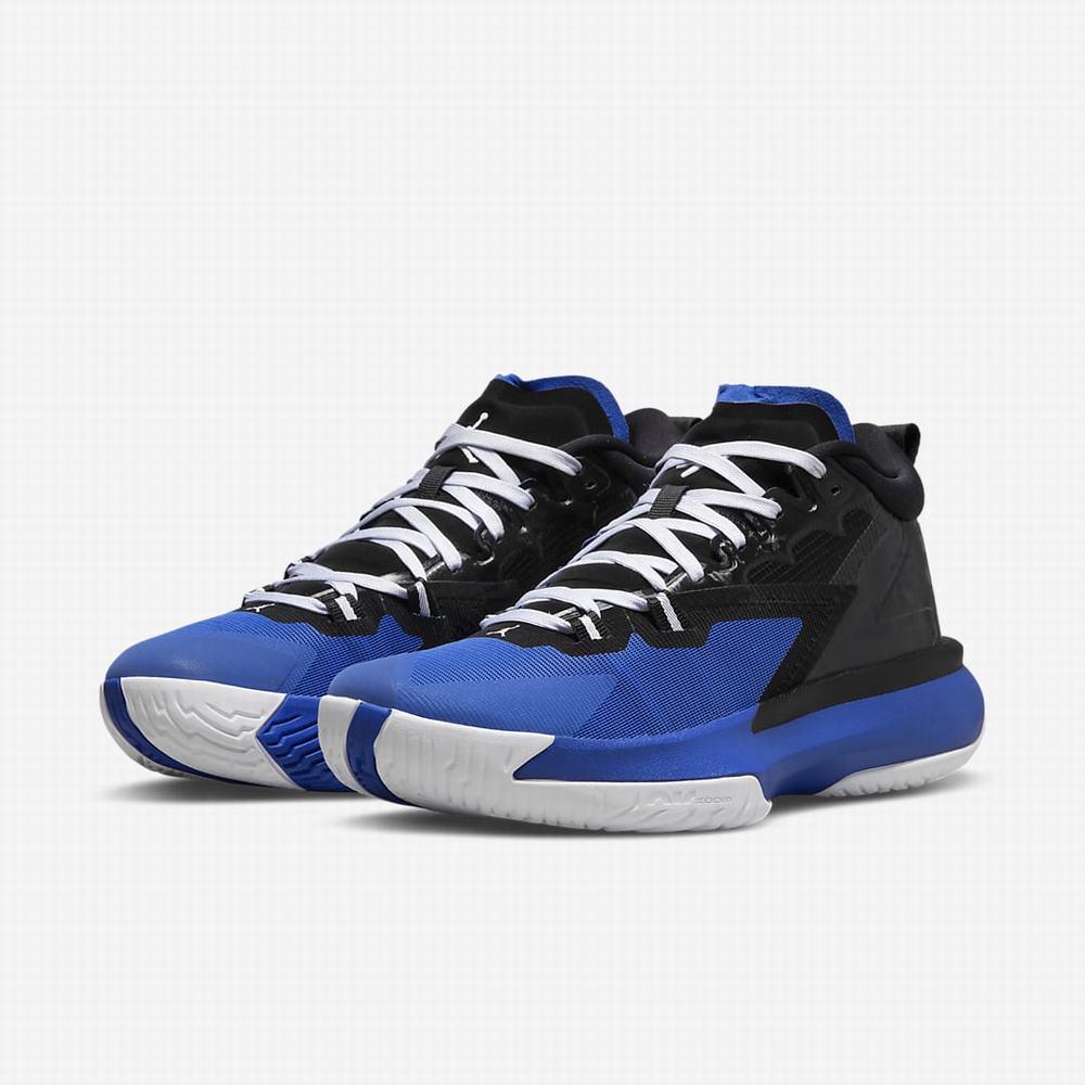 Nike Zion 1 Férfi Kosárlabda Cipő Fekete Királykék Fehér | NI6892-U03