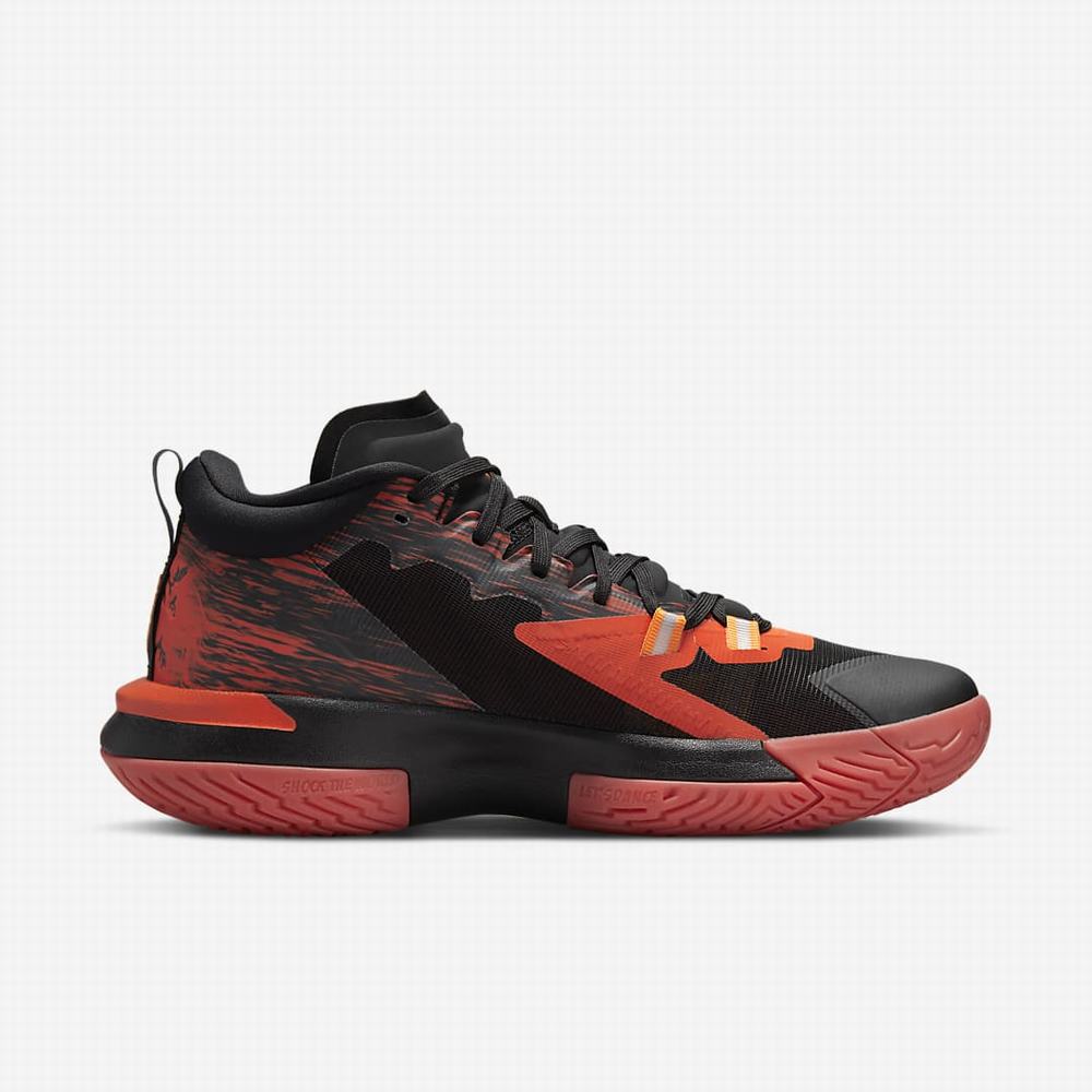 Nike Zion 1 SP Férfi Jordan Cipő Fekete Piros Narancssárga | NI4563-C40