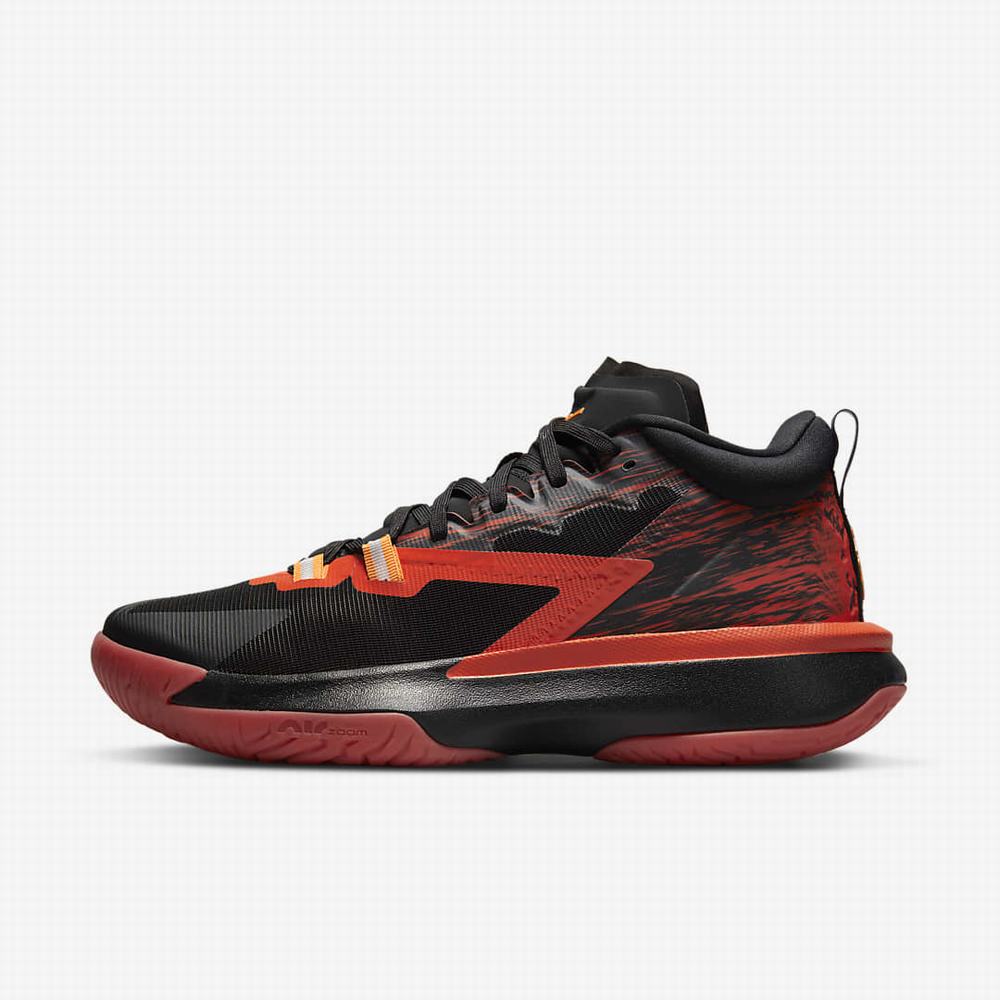 Nike Zion 1 SP Férfi Jordan Cipő Fekete Piros Narancssárga | NI4563-C40
