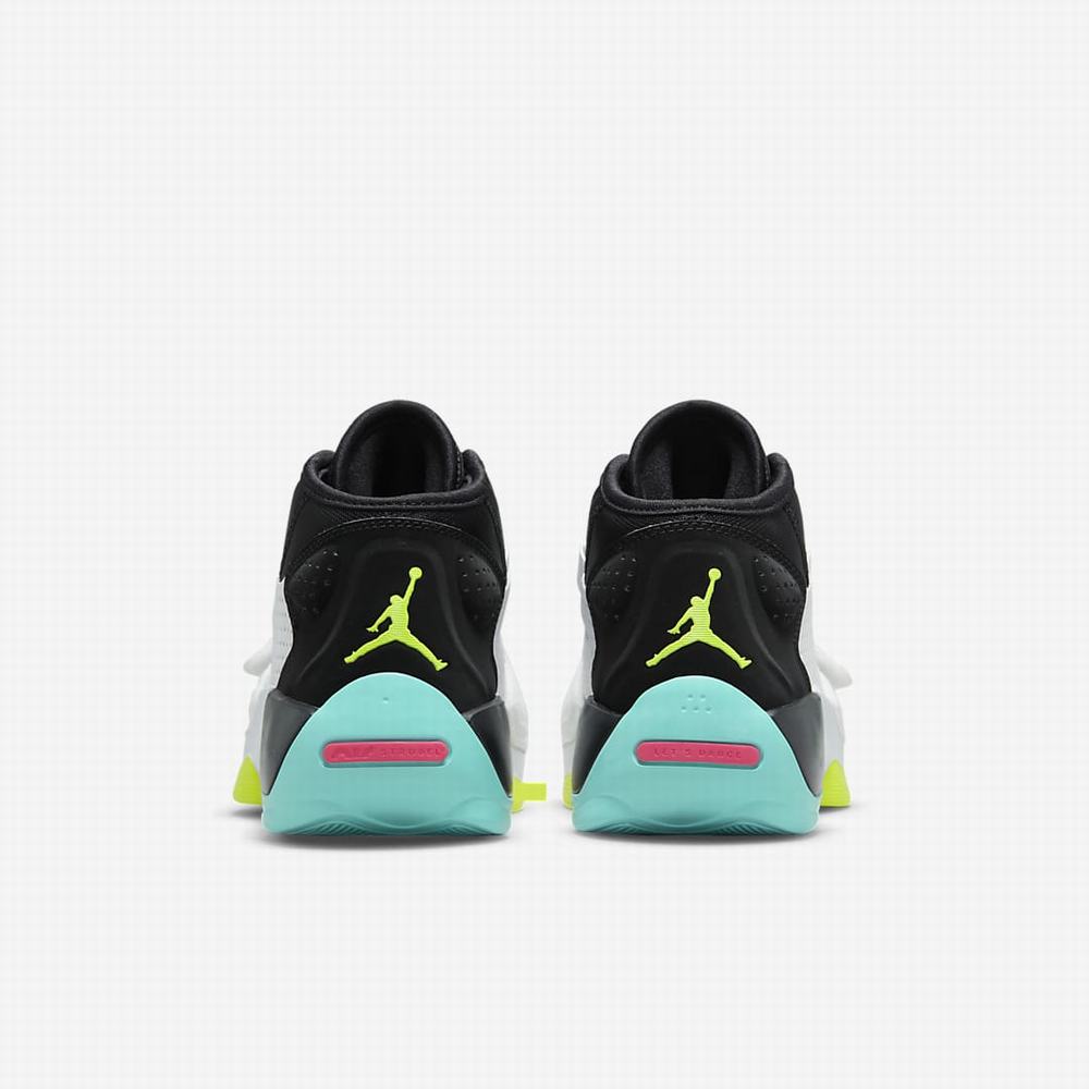 Nike Zion 2 Gyerek Jordan Cipő Fehér Fekete Türkiz | NI5148-V26