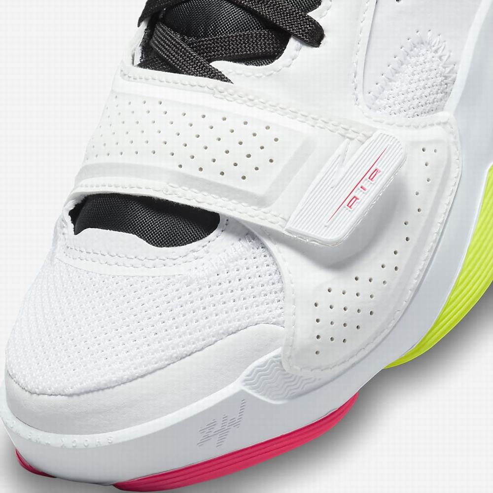 Nike Zion 2 Gyerek Jordan Cipő Fehér Fekete Türkiz | NI5148-V26