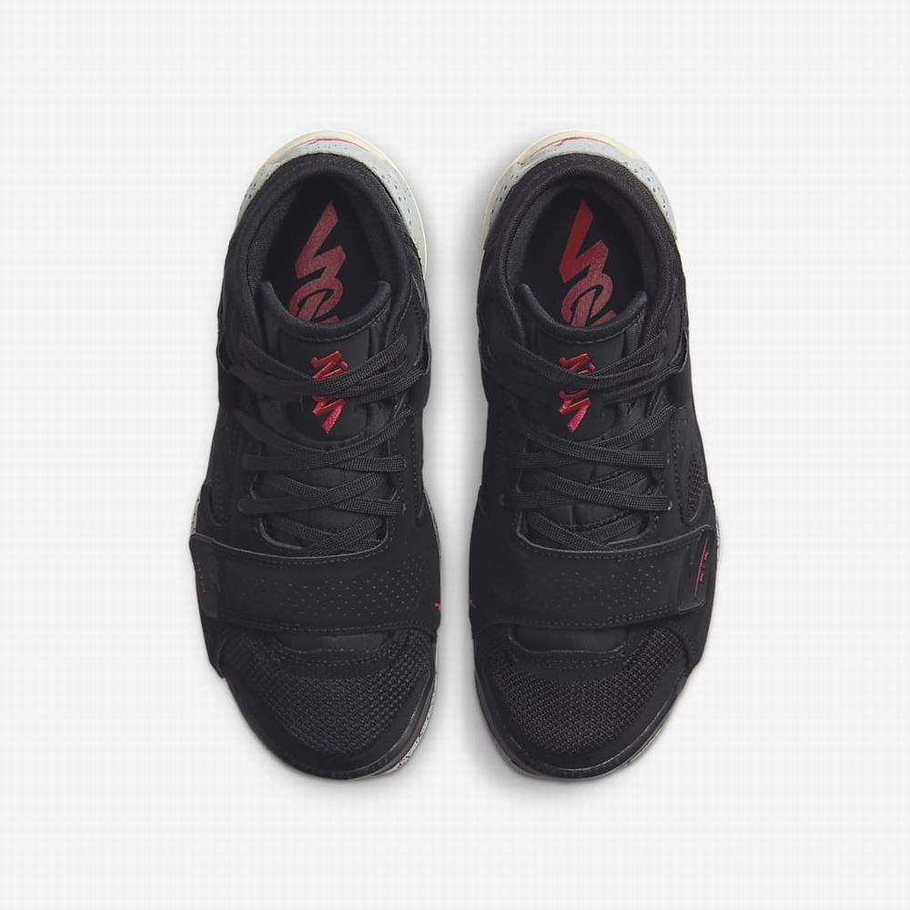Nike Zion 2 Gyerek Kosárlabda Cipő Fekete Világos Szürke Piros | NI5473-U48