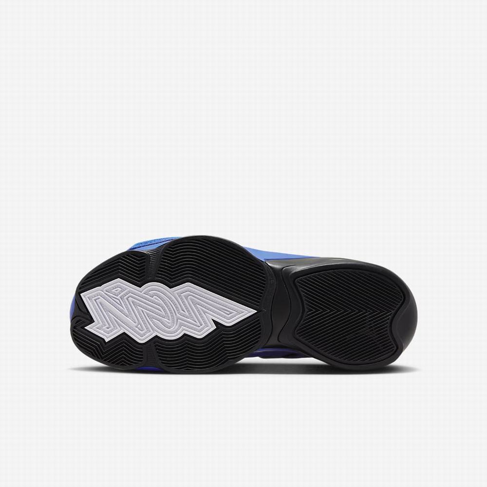 Nike Zion 2 PF Gyerek Jordan Cipő Királykék Fekete Fehér | NI0462-R24
