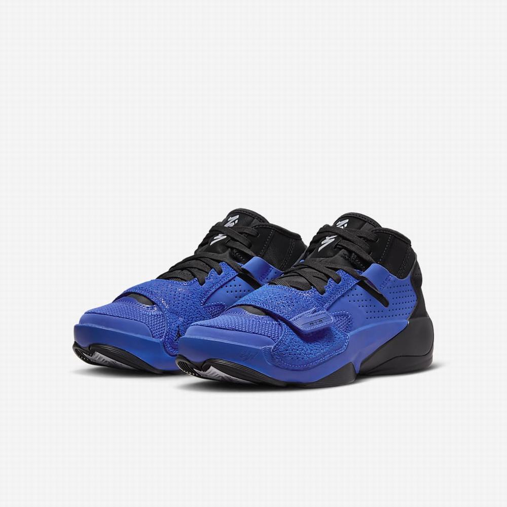 Nike Zion 2 PF Gyerek Jordan Cipő Királykék Fekete Fehér | NI0462-R24