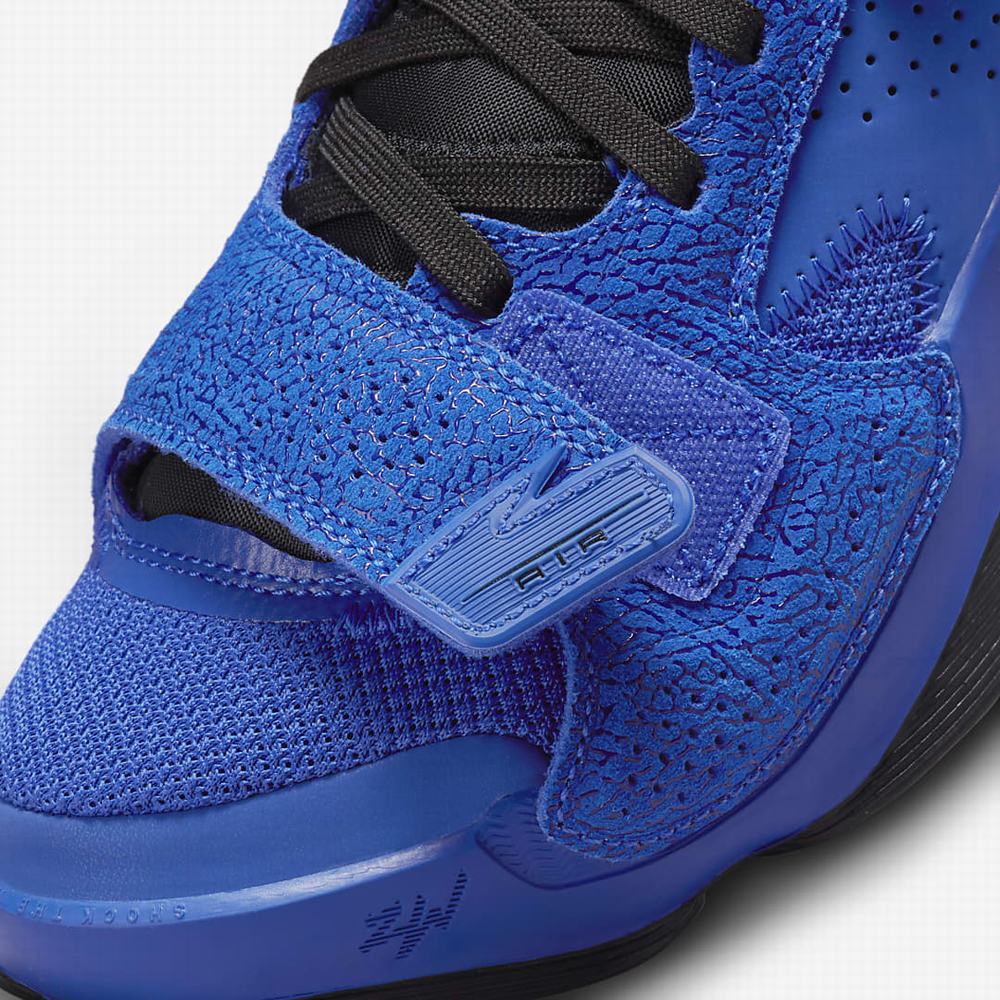 Nike Zion 2 PF Gyerek Jordan Cipő Királykék Fekete Fehér | NI0462-R24