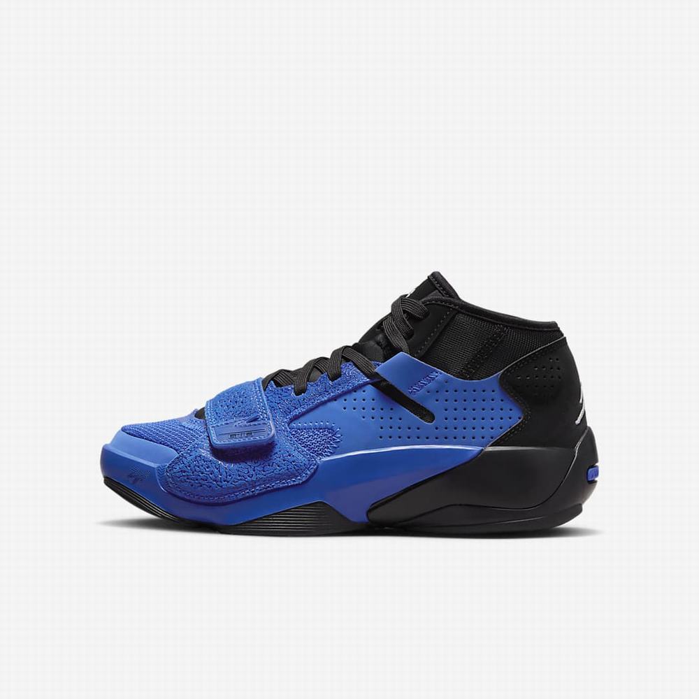 Nike Zion 2 PF Gyerek Jordan Cipő Királykék Fekete Fehér | NI0462-R24