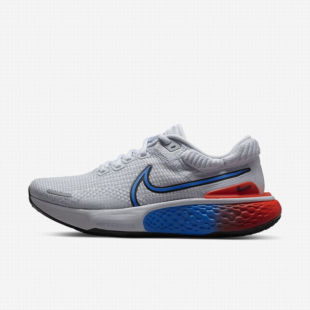 Nike ZoomX Invincible Run Flyknit 2 Női Futócipő Szürke Arany Világos Piros Fekete | NI6498-A96