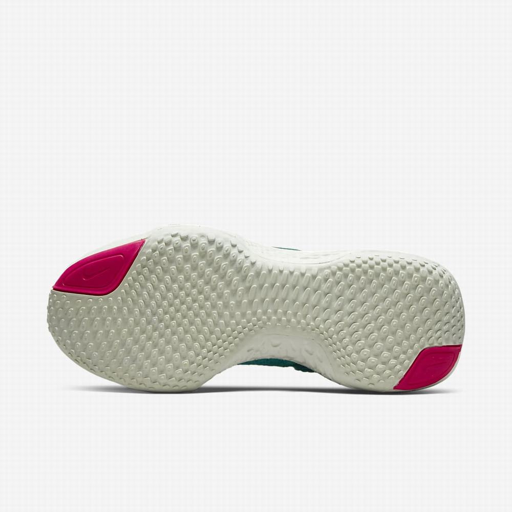 Nike ZoomX Invincible Run Flyknit 2 Női Futócipő Világoskék Türkiz Rózsaszín Zöld Fekete | NI8495-F50