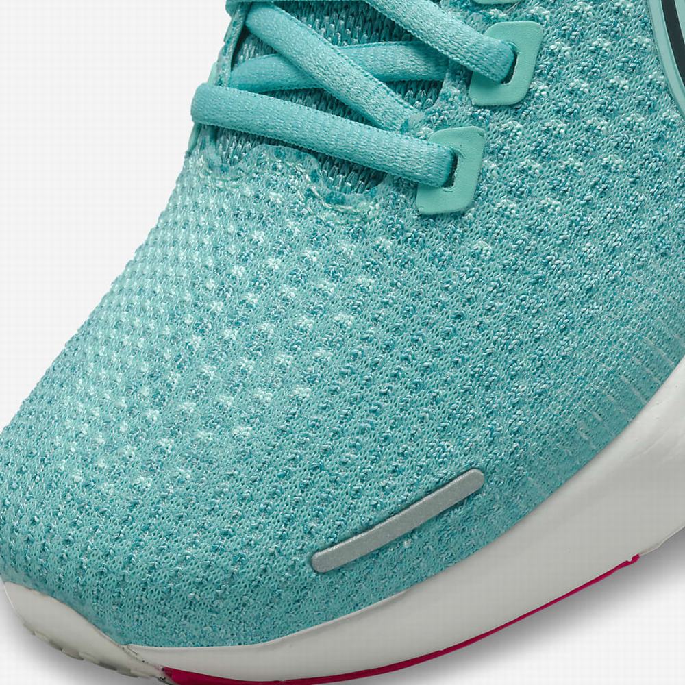 Nike ZoomX Invincible Run Flyknit 2 Női Futócipő Világoskék Türkiz Rózsaszín Zöld Fekete | NI8495-F50