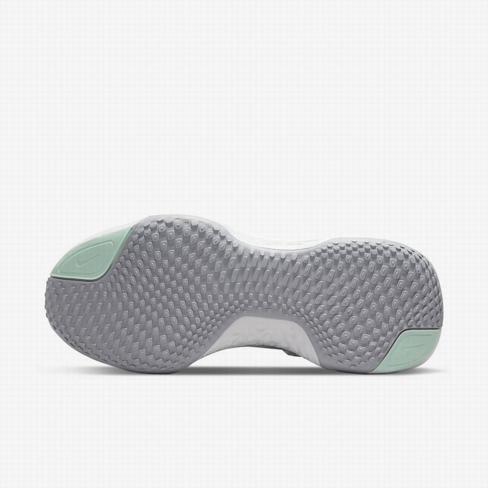Nike ZoomX Invincible Run Flyknit 2 Női Futócipő Zöld Metal Titán Menta Fehér | NI9154-G56