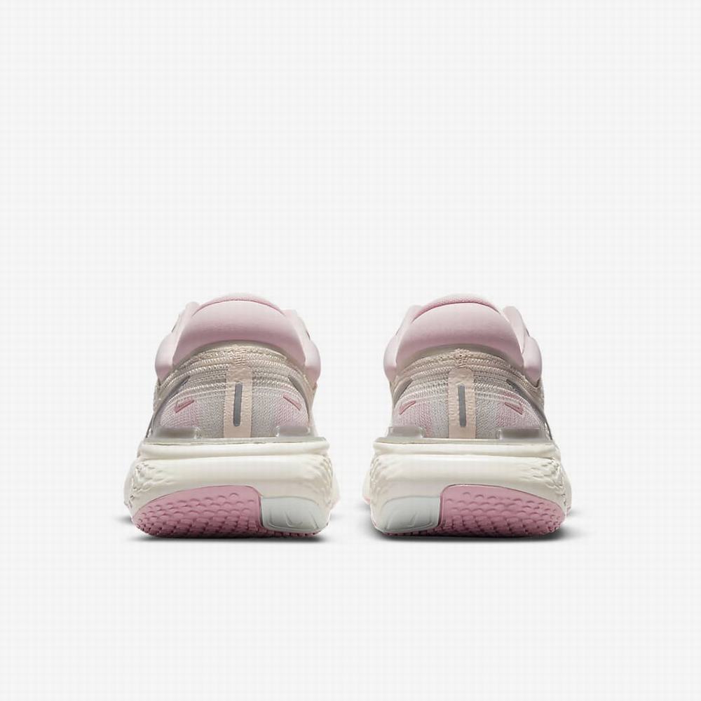 Nike ZoomX Invincible Run Flyknit Női Futócipő Rózsaszín Zöld Metal Titán | NI7468-W76