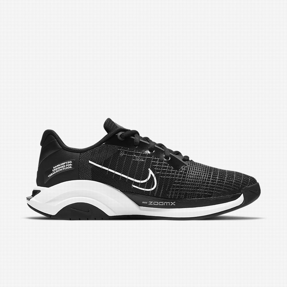 Nike ZoomX SuperRep Surge Női Edzőcipő Fekete Fehér | NI5967-U13