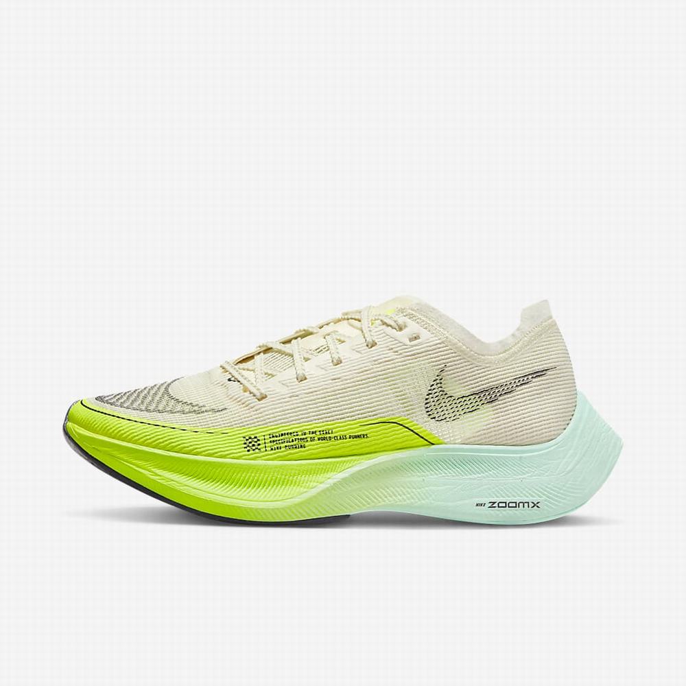 Nike ZoomX Vaporfly NEXT% 2 Női Futócipő Bézs Zöld Menta Lila | NI0426-A61