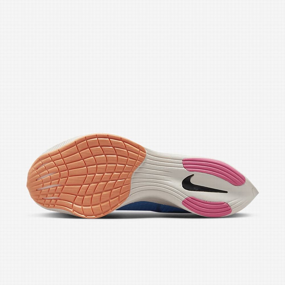 Nike ZoomX Vaporfly NEXT% 2 Női Futócipő Kék Világos Piros Narancssárga Világos Barna | NI8735-Z39