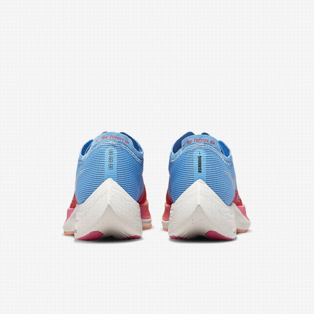 Nike ZoomX Vaporfly NEXT% 2 Női Futócipő Kék Világos Piros Narancssárga Világos Barna | NI8735-Z39