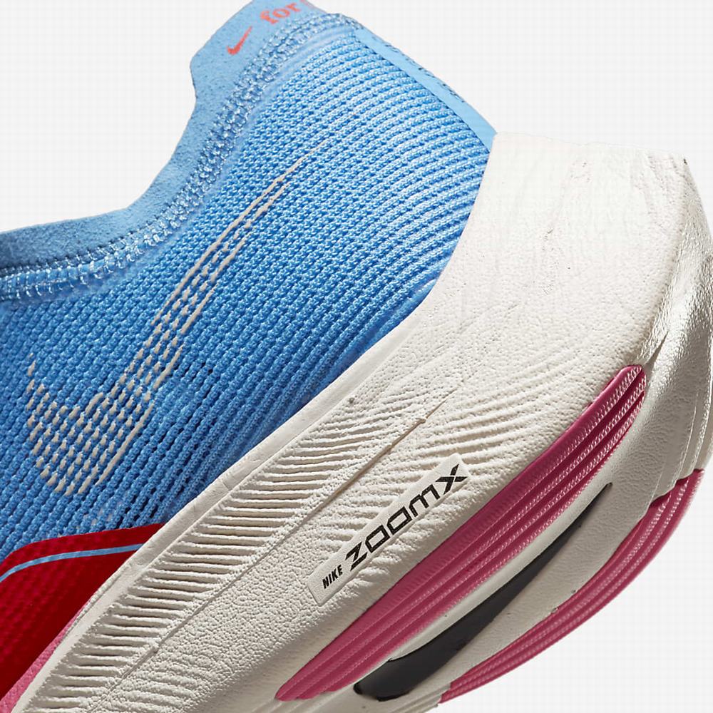 Nike ZoomX Vaporfly NEXT% 2 Női Futócipő Kék Világos Piros Narancssárga Világos Barna | NI8735-Z39