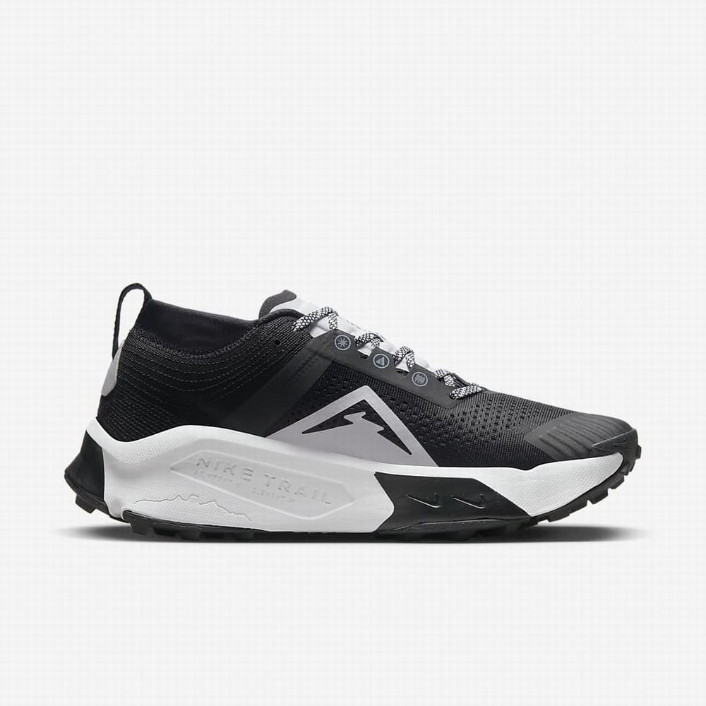 Nike ZoomX Zegama Férfi Futócipő Fekete Fehér | NI4791-W64