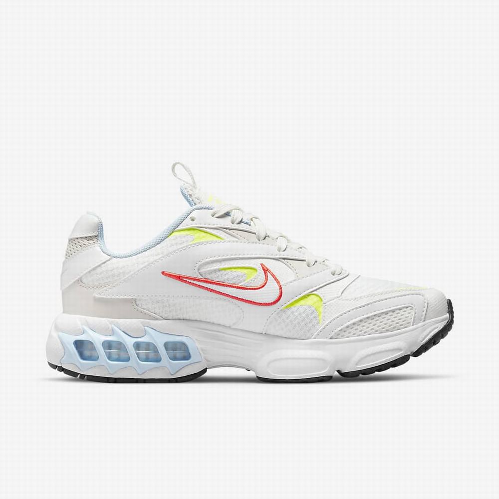 Nike Zoom Air Fire Női Utcai Cipő Fehér Világos Piros Fehér | NI8302-L56