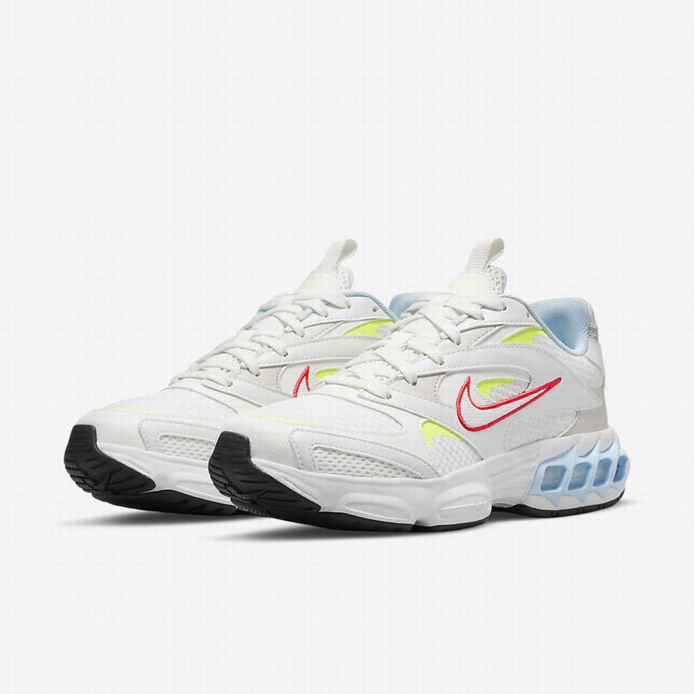 Nike Zoom Air Fire Női Utcai Cipő Fehér Világos Piros Fehér | NI8302-L56