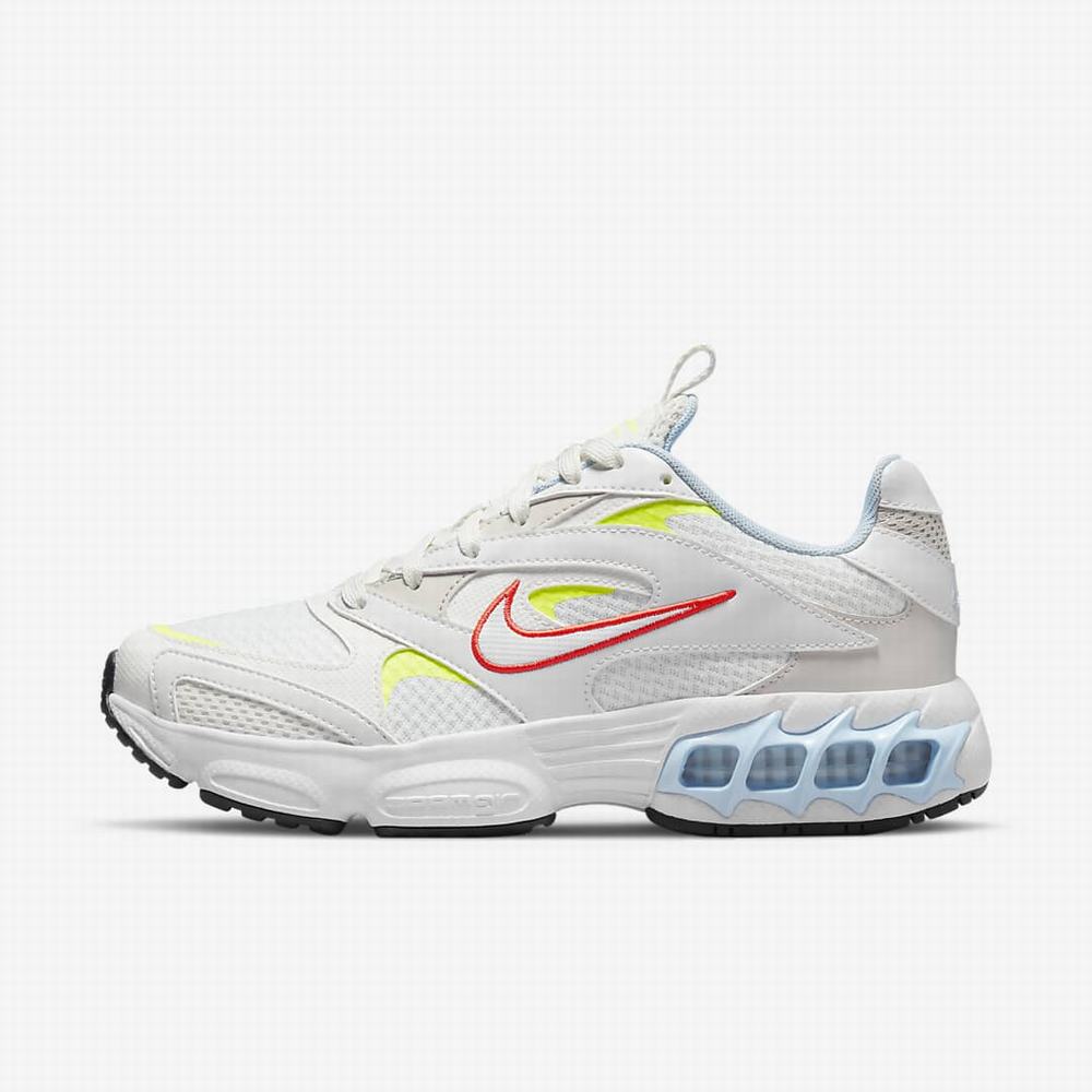 Nike Zoom Air Fire Női Utcai Cipő Fehér Világos Piros Fehér | NI8302-L56