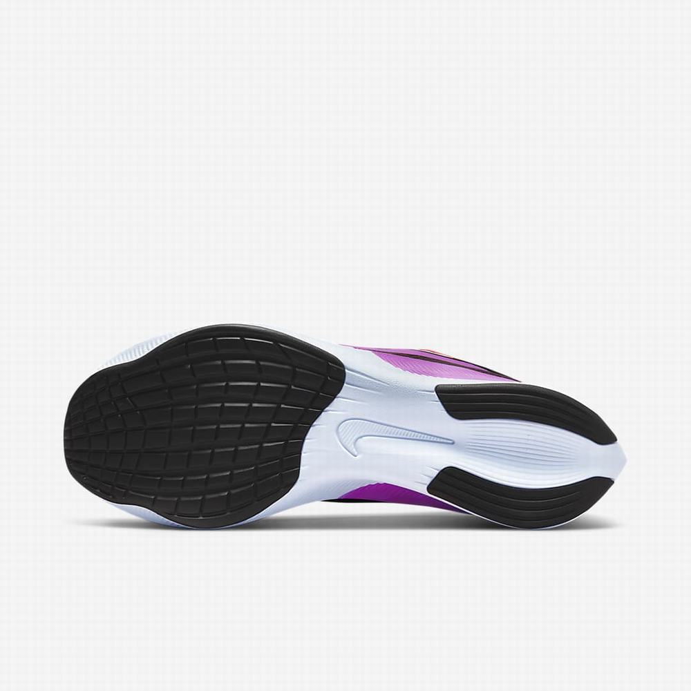 Nike Zoom Fly 4 Férfi Futócipő Fekete Sötétszürke Lila Fekete | NI7945-X47
