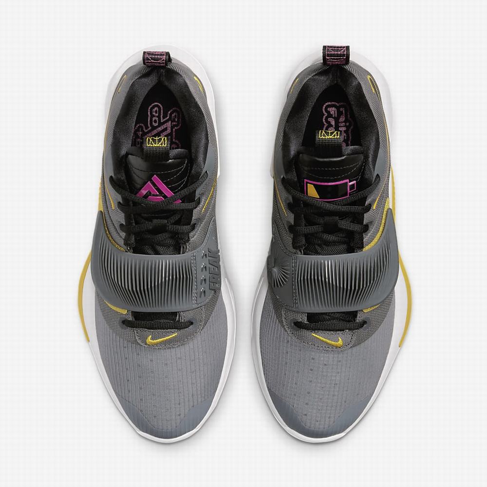 Nike Zoom Freak 3 Férfi Kosárlabda Cipő Szürke Szürke Fekete | NI4508-V35