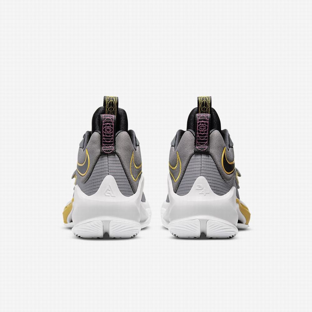 Nike Zoom Freak 3 Férfi Kosárlabda Cipő Szürke Szürke Fekete | NI4508-V35