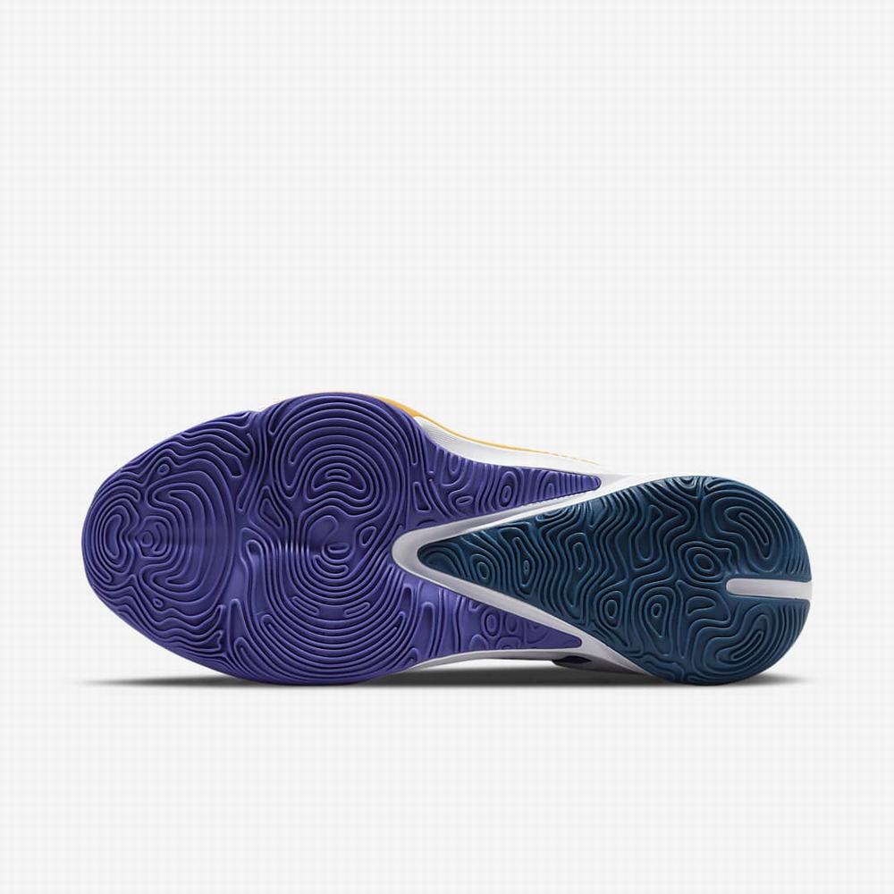 Nike Zoom Freak 3 Férfi Kosárlabda Cipő Világos Piros Arany Világoskék Türkiz Sötétkék | NI8241-C54